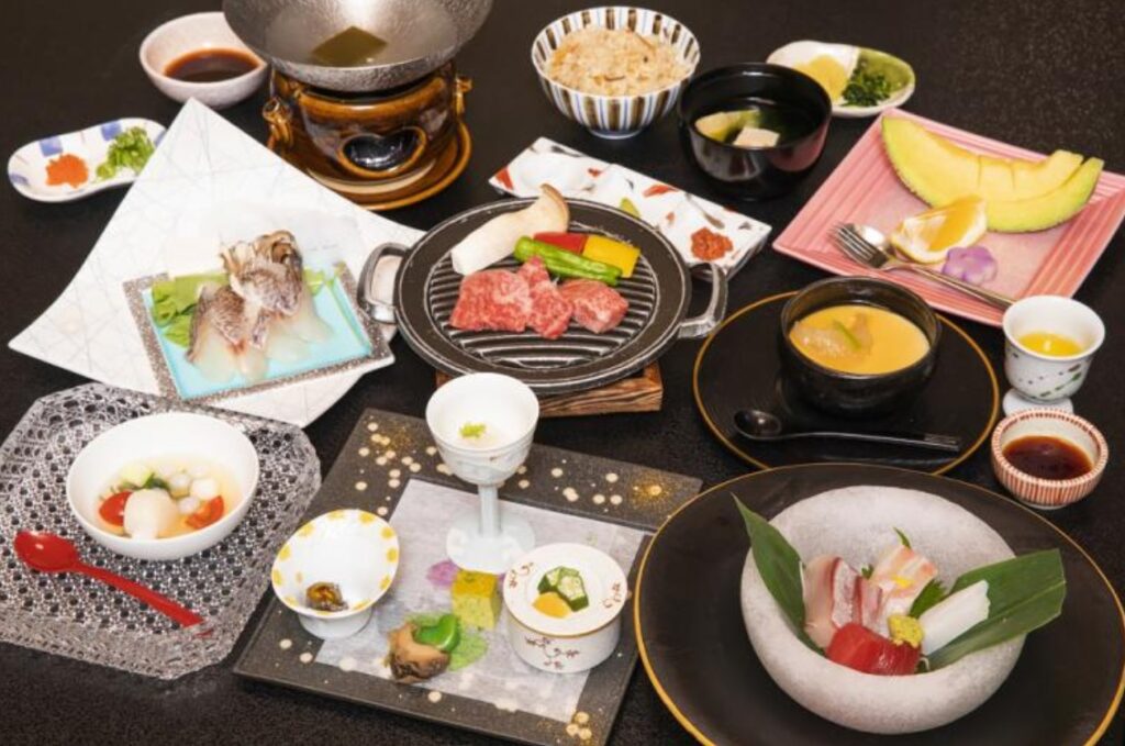 道後プリンスホテル 会席料理